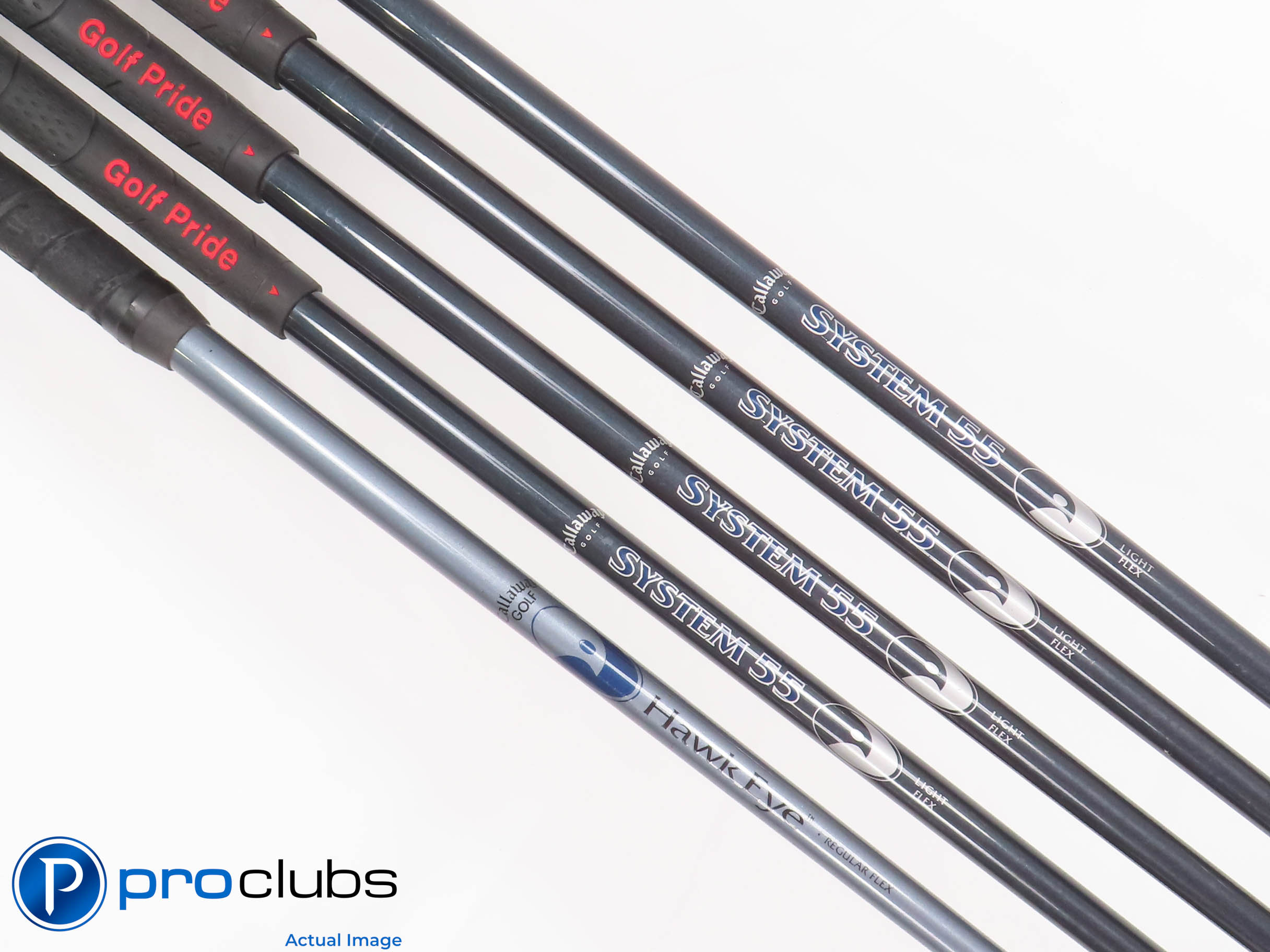 Callaway HAWK EYE VFT 6,7,8,PW,AW IRON SET Senior Flex Graph (NO 9